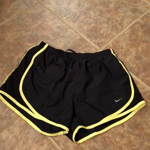 Nike black with yellow trim